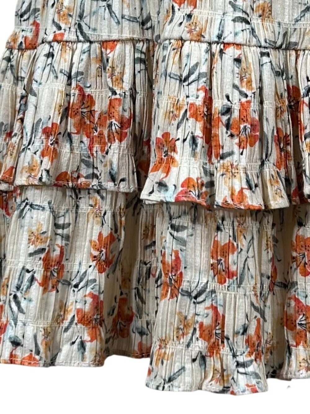 Minkpink Urban Outfitters NWT Floral Ruffle Sleeveless Dress Size XS - Picture 6 of 13